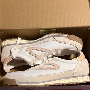 Tretorn Men's Sneakers in White and Tan